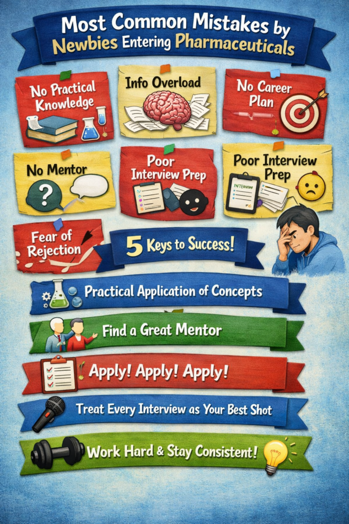 Most Common Mistakes by Newbies entering Pharmaceuticals